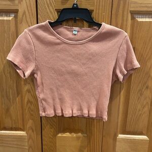 Pink crop top